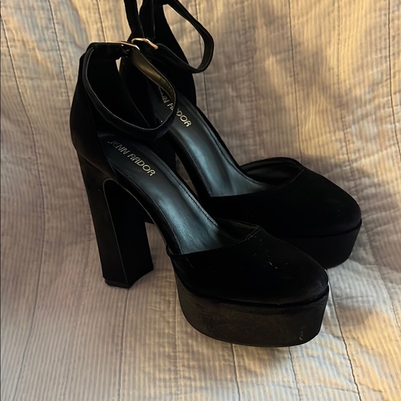 Jenn Ardor Shoes - Jenn Ardor Black Platform Heels
